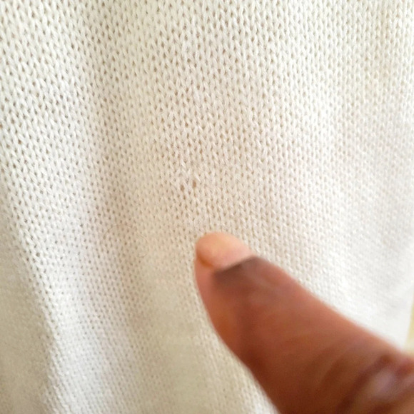 Vintage Beaded Sweater • Cream & Gold • Crew • Large • Stunning - Picture 8 of 8